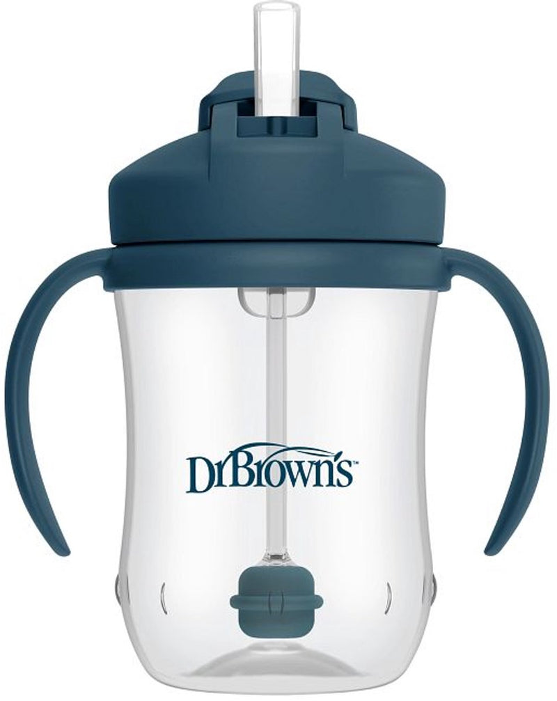 Dr. brown's baby's eerste rietjesbeker | blauw