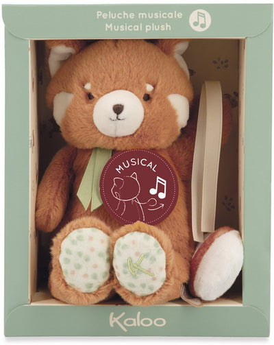 Kaloo petit songe - rode pande muziekknuffel