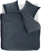 Ambiante velvety dekbedovertrek - lits-jumeaux - 240 x 200 220 cm - blauw