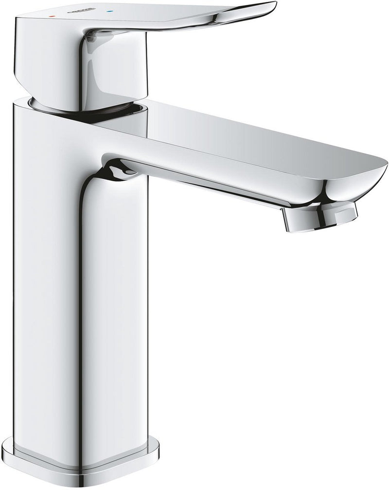 Grohe dice wastafelmengkraan - m-size - waterbesparend - energiebesparend - inclusief push-open waste - chroom