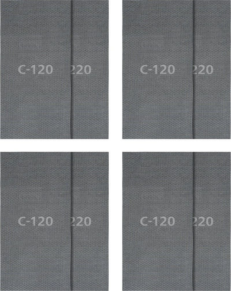 Wolfcraft - 16 delige schuurgaasset voor gipsplaten - 115 x 280 mm - korrel 120 + 220 - 8644000