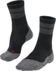 Falke tk stabilizing anti-blaar dik wol functioneel materiaal wandelsokken heren zwart - maat 42-43