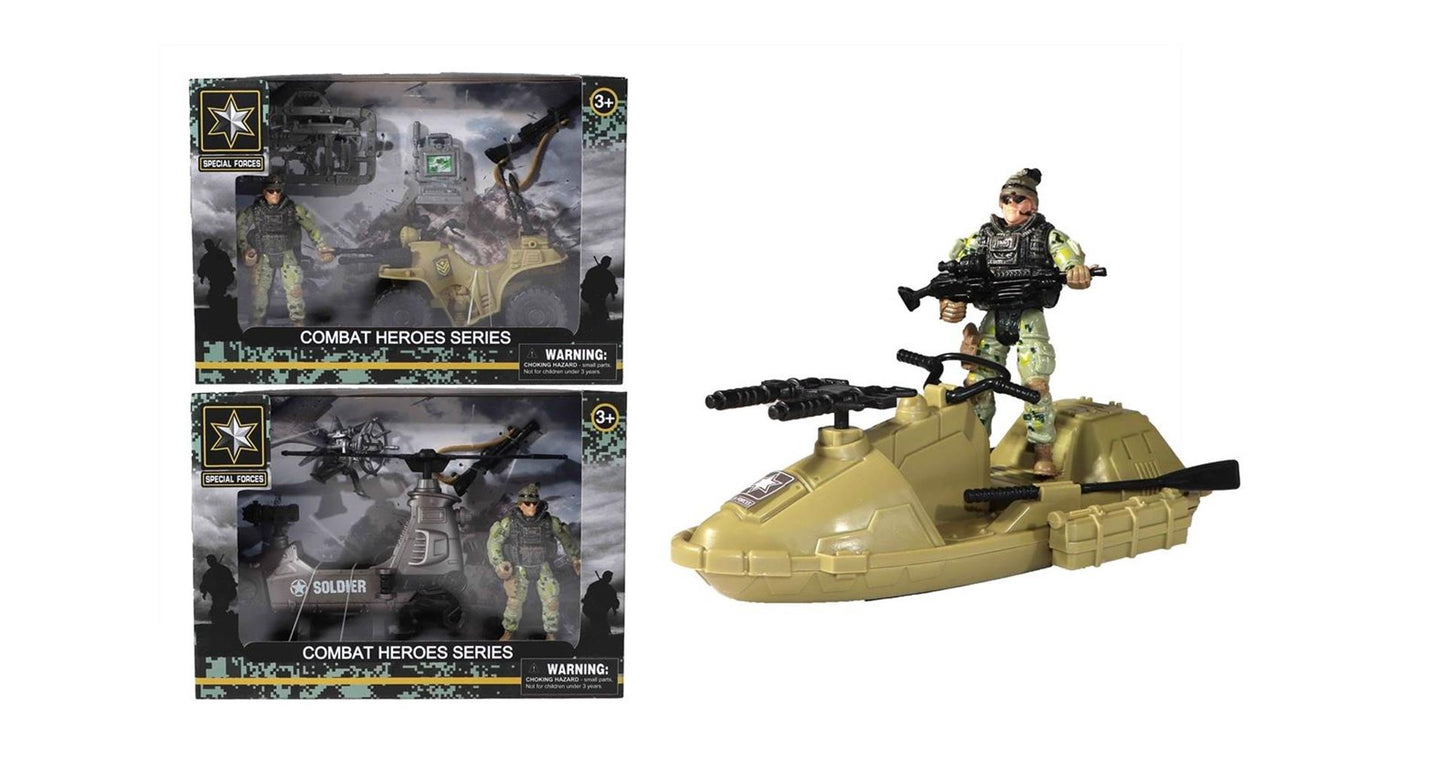 Militair set combat force 24,5x17,5x7cm