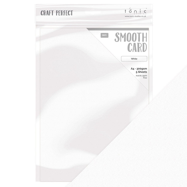 Craft perfect by tonic studios craft perfect • smooth card a4 300g white 5pcs
