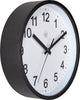 Nextime nxt robust – wandklok – 25,5 cm - plastic - zwart wit