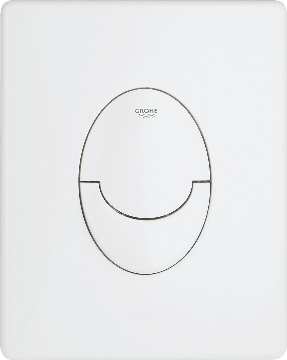 Grohe skate air bedieningspaneel toilet - verticaal - dual flush - kunststof - alpine wit