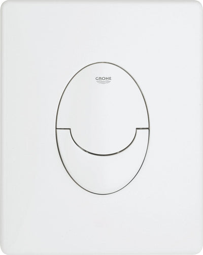 Grohe skate air bedieningspaneel toilet - verticaal - dual flush - kunststof - alpine wit