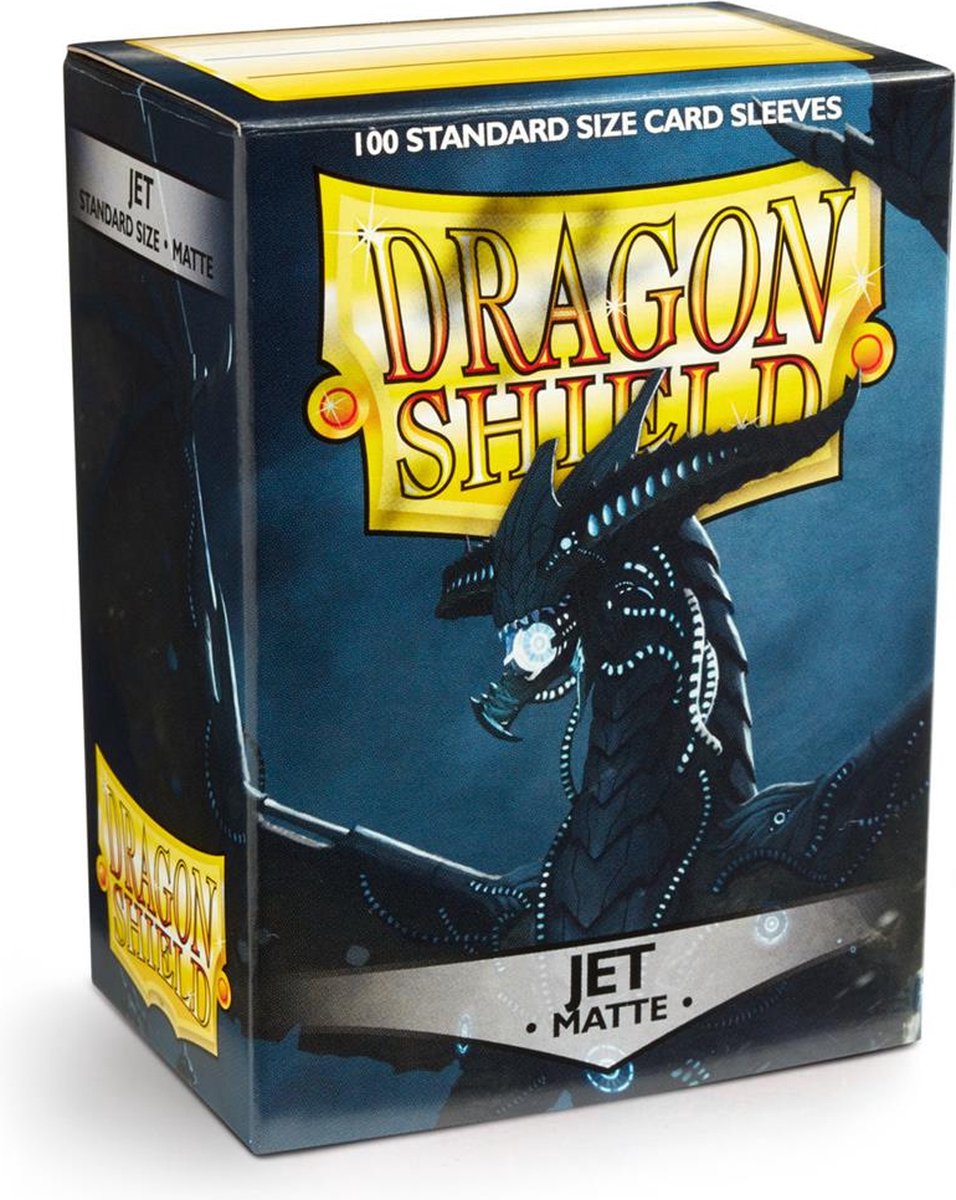 Dragon shield dragon sleeves matte - 100 stuks - jet zwart