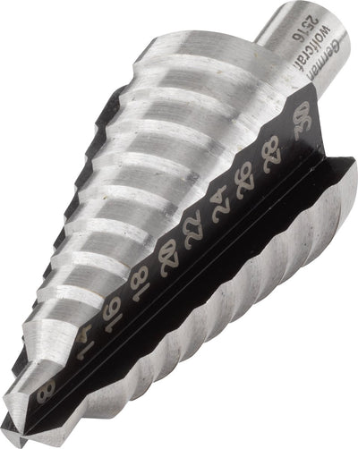 Wolfcraft - getrapte boor - ø 8 tot 30 mm - trapboor - stappenboor - hss - 2516000