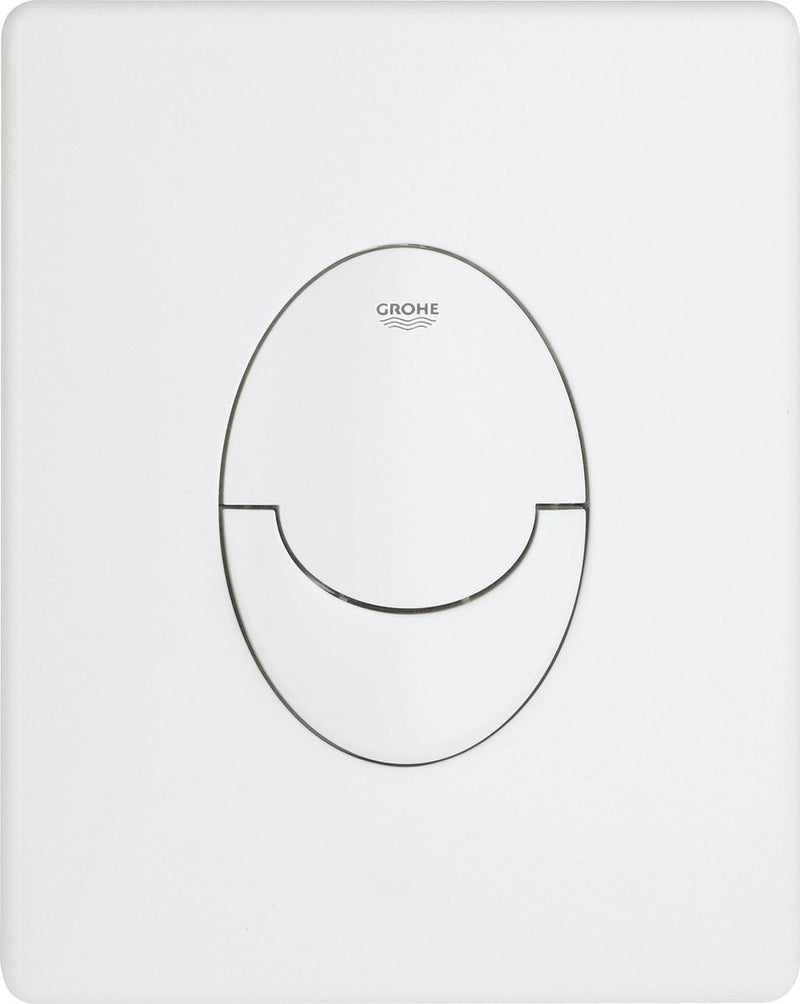Grohe skate air bedieningspaneel toilet - verticaal - dual flush - kunststof - alpine wit