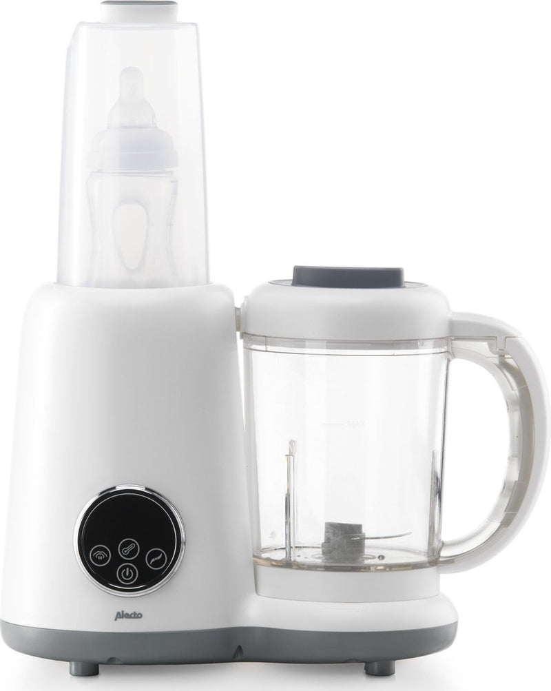Alecto bfp-66 - 5-in-1 baby food processor - blender en stomer - wit