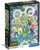 Clementoni legpuzzel rick and morty - puzzel 1000 stukjes - jigsaw puzzle - compact box - legpuzzels en puzzels voor volwassenen