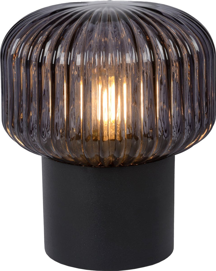 Lucide jany - tafellamp - ø 16 cm - 1xe14 - zwart