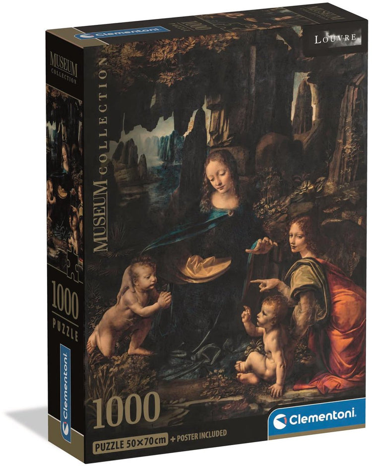 Clementoni - puzzel - 1000 stukjes - museum virgin rocks - puzzel voor volwassenen