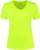 Rogelli promo dames hardloopshirt - korte mouw - geel