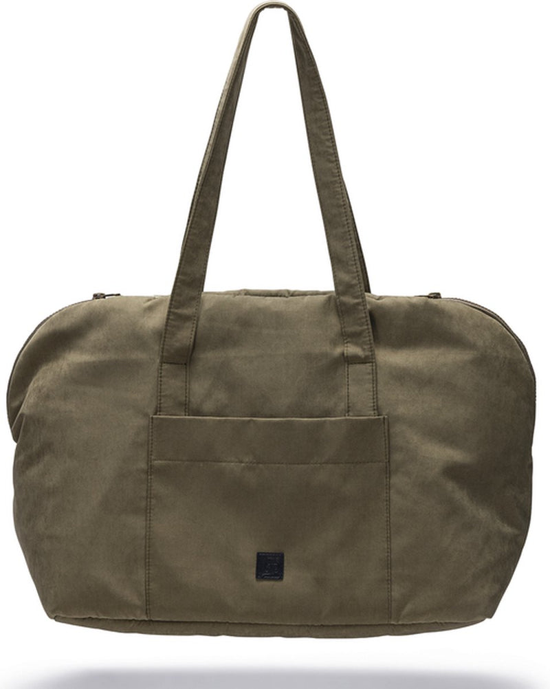 Designed by lotte bundu draagtas hond - hondentas - voor kleine honden - stevige bodem - groen - 48x23x33 cm