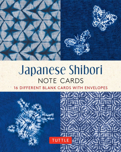 Japanese shibori, 16 note cards