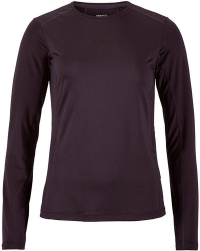 Craft adv essence 2 running longsleeve dames - dk plum | maat: m