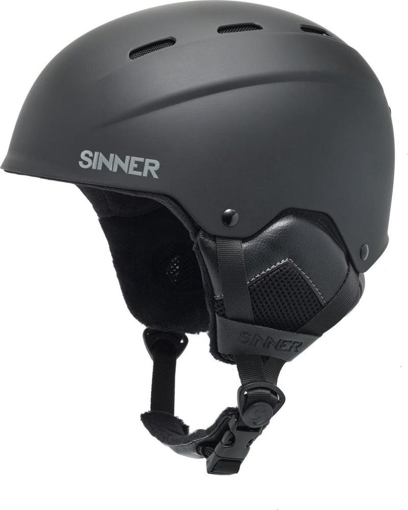 Sinner typhoon unisex skihelm - matte black - m 58 cm