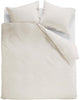 Ambiante cotton uni dekbedovertrek - effen - tweepersoons - 200x200 220 - gebroken wit