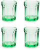 Serax - paola navone fish fish - glas m - groen - 7 ø - 22cl - 4 stuks
