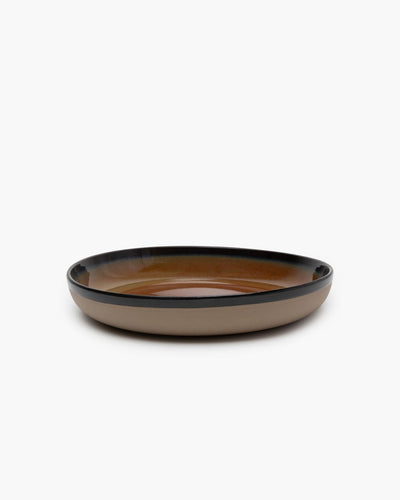 Serax - sergio herman surface - serveerschaal m - roestbruin - h 5,5cm - 32 ø