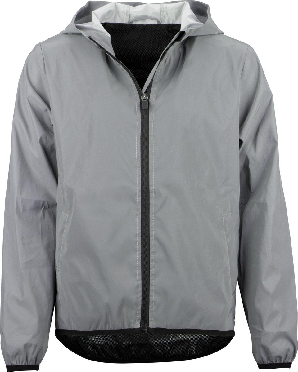 Avento full reflective jas met capuchon - junior - maat 152