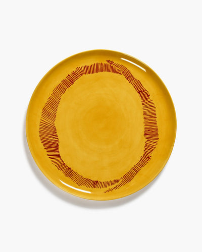 Serax - ottolenghi feast - serveerschaal - geel rood - 35 ø