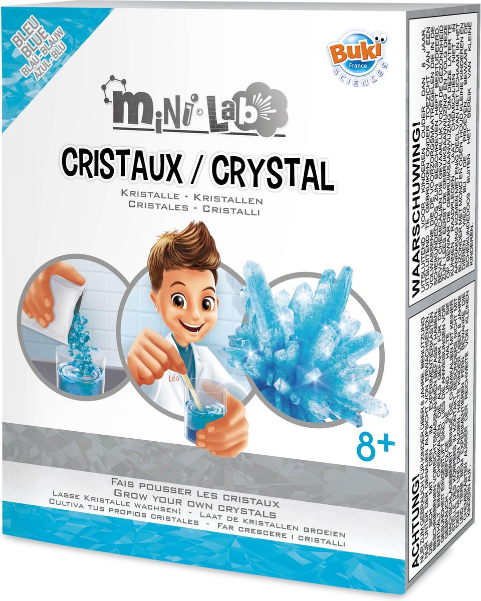 Buki france buki - mini lab kristallen - kristallen laten groeien - experimenteren