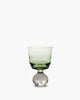 Serax - bela silva - eternal snow - waterglas s - groen - 6 ø - 6 stuks
