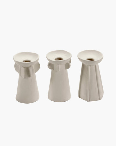 Serax - marie michielssen marie - vaas assortiment - beige - 8 ø - h 14cm - 3 stuks