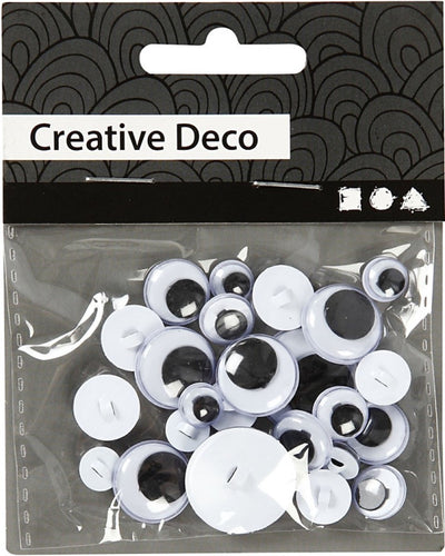 Creativ company cc wiebelogen opnaai d: 8-20mm 24 stuks