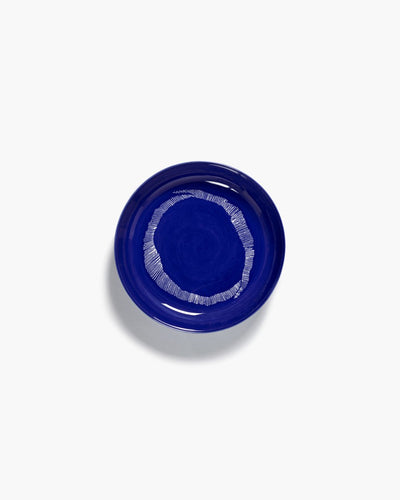 Serax - ottolenghi feast - bord - donkerblauw wit - 22 ø - 2 stuks
