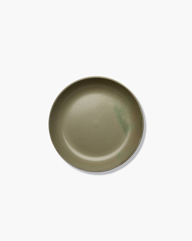 Serax - sergio herman surface - diep bord l - camogroen - 21 ø - 4 stuks