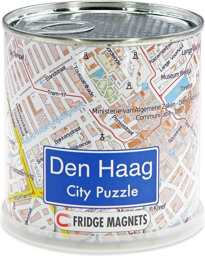 City puzzle den haag - puzzel - magnetisch - 100 puzzelstukjes