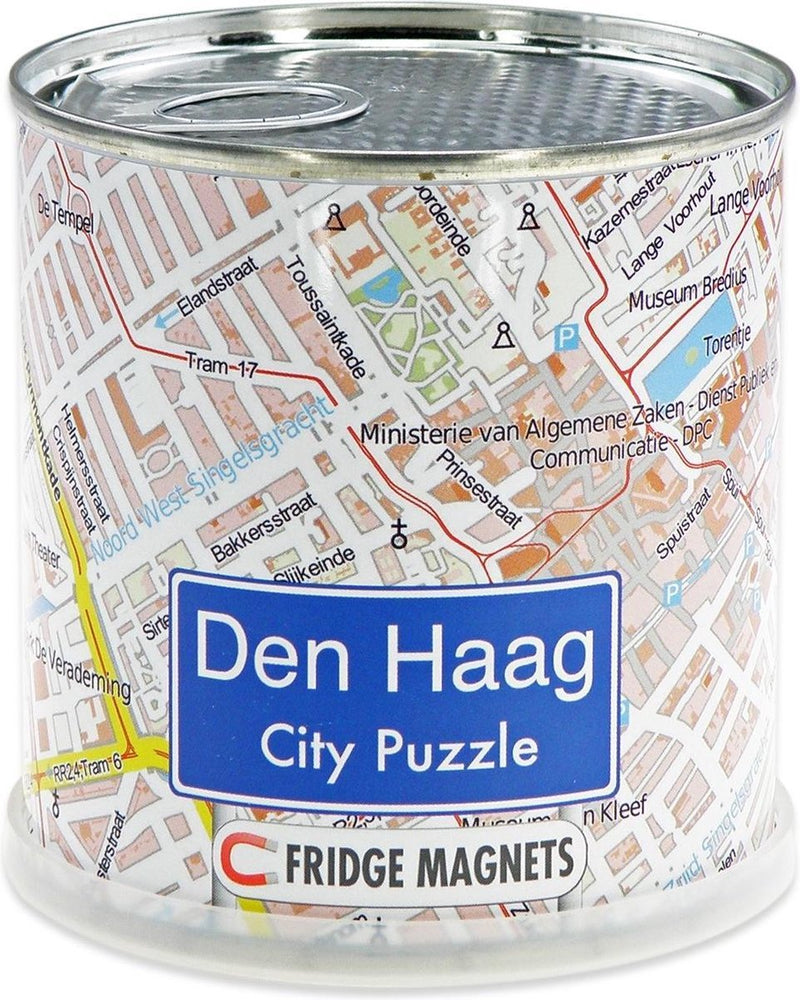 City puzzle den haag - puzzel - magnetisch - 100 puzzelstukjes
