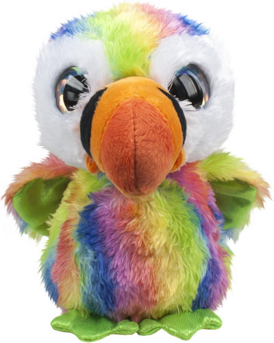 Lumo stars tactic - pluche - knuffelpapegaaiduiker lenni - 24 cm - zacht pluche - grote ogen - fins design - inclusief app met spelletjes