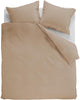 Ambiante cotton uni dekbedovertrek - lits-jumeaux xl - 260x200 220 cm - khaki