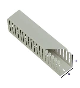 Canalit bedradingskoker grijs 40x40 lgt 2mtr | 2 stuks