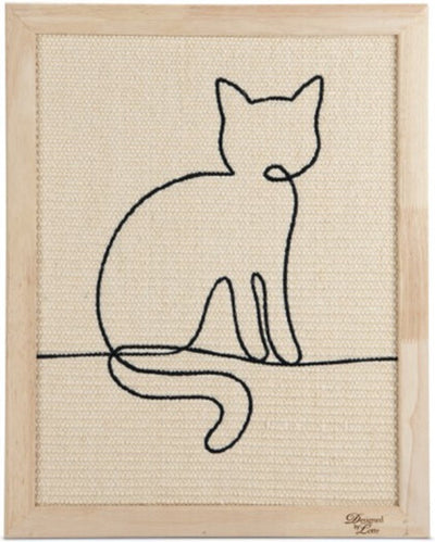 Designed by lotte sammy - krabplank - hout - 50x40x2 cm