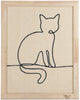 Designed by lotte sammy - krabplank - hout - 50x40x2 cm