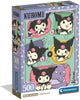 Clementoni kuromi puzzel 500 stukjes - sanrio kinderpuzzel - compact box - kawaii legpuzzel voor meisjes vanaf 10 jaar