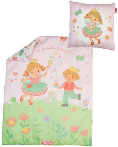 Heless poppendekentje met kussentje prinses emily