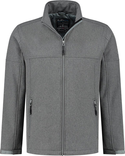 Kjelvik softshell jas odense grijs
