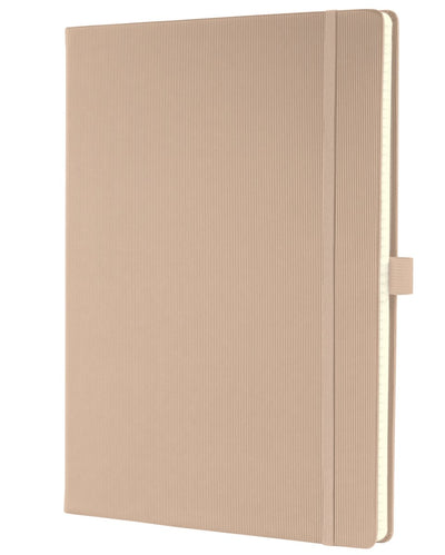 Sigel notitieboek - conceptum pure - a4 - beige - hardcover - 194 pagina's - 80 grams - lijn - si-co641