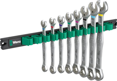 Wera 9632 magneetstrip 6000 joker imperial 1 steek-ringratelsleutelset moersleutel (inch, 8‑delig)