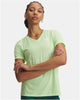 Under armour tech ssv- solid-grn dames sportshirt - lumos lime white