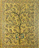 Peter pauper oversize notitieboek - silk tree of life - met leeslint - 18x23 cm