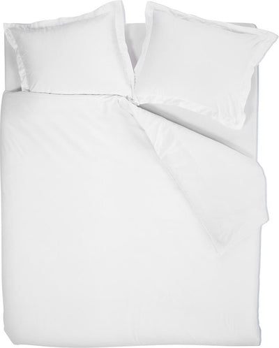 Beddinghouse gloss dekbedovertrek - tweepersoons - 200x200 220 cm - wit