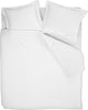 Beddinghouse gloss dekbedovertrek - tweepersoons - 200x200 220 cm - wit